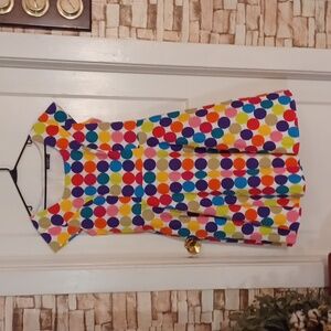PUKAVT polka dot dress women's size 2xlarge